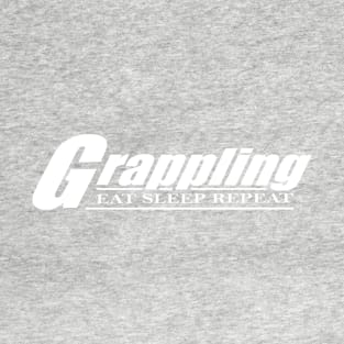 Eat sleep grappling repeat t shirt. T-Shirt